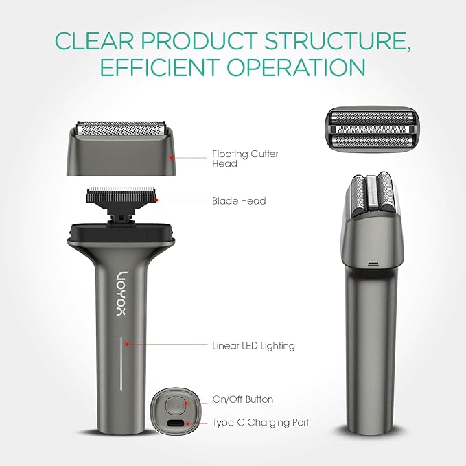 VOYOR Foil Shaver Electric Razor - Image 7