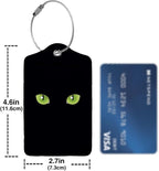 Black Cat Eyes 2 Pack Luggage Tag - Image 4