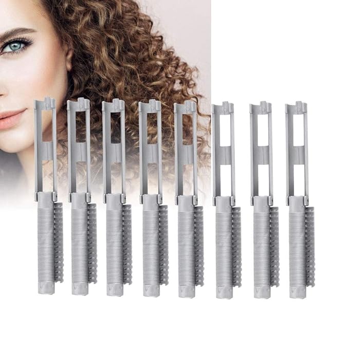 25Pcs/Set Hair Cold Perm Rods Perm Rods Hair Perm Rods Styling Tools & Appliances Clips Tool, Gray Hair Rollers