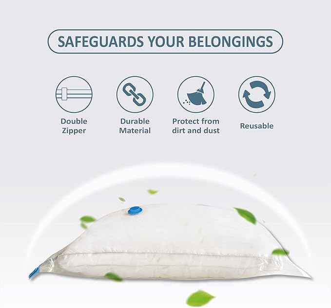 10 Pack Vacuum Storage Bags - Image 3