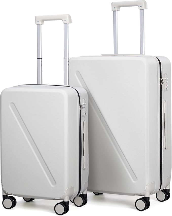 MILADA 2 Piece Luggage Sets, Hard Case Luggage set TSA Approved, Suitcase by MILADA
