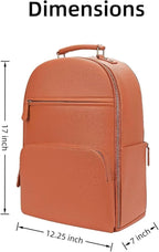 Camera Backpack Classic PU Leather - Image 9