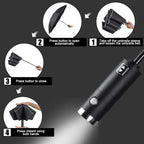 Lejorain Folding Reverse LED Umbrella - Image 3