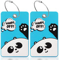 2PCS 2303 Bright Silicone Luggage tag by SIVEUMIL