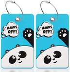 2PCS 2303 Bright Silicone Luggage tag by SIVEUMIL