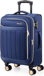 Softside Carry On Luggage 20 Inch Expandable Carry On Luggage 22x14x9 Airline by Unknown