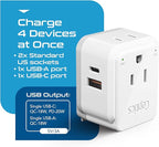 Ceptics UK, Ireland Power Adapter Travel, Safe Dual USB & USB-C 3.1A - Image 6