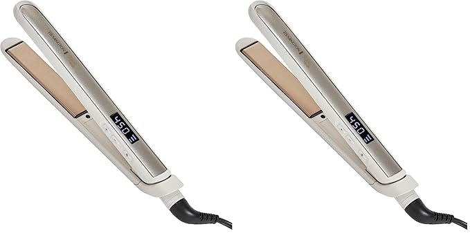Remington Shine Therapy 1 inch Hair Straightener Iron,Flat Iron Infused with Argan Oil & Keratin,Professional Ceramic Flat-Iron for Less Frizz,Shines and Smooth,Styling Tools,(Pack of 2)