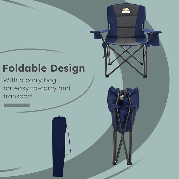 Oversized Camping Chairs 2 Pack - Image 8