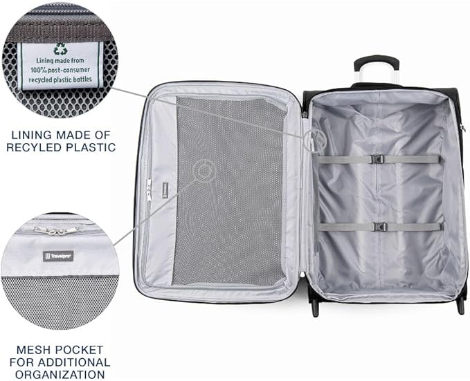 Travelpro Maxlite 5 Softside Expandable Upright 2 Wheel Checked Luggage - Image 4