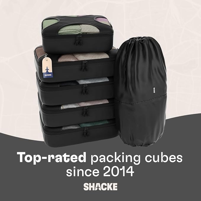 Shacke 6 Set Packing Cubes for Travel - Image 9