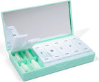 PORT X POLISH Designer Weekly Pill Box Organizer | Compact, Stylish 7-Day by PORTXPOLISH