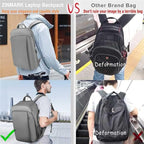 ZINMARK Slim Expandable 15 15.6 16 Inch Laptop Backpack Anti Theft Travel - Image 5