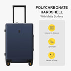 LEVEL8 Elegance Carry-on Suitcase, 20 Inch Carry on Luggage, Hardside Large - Image 5