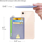 FurArt Slim Minimalist Wallet, Front Pocket Wallets, RFID Blocking, Credit Card - Image 7