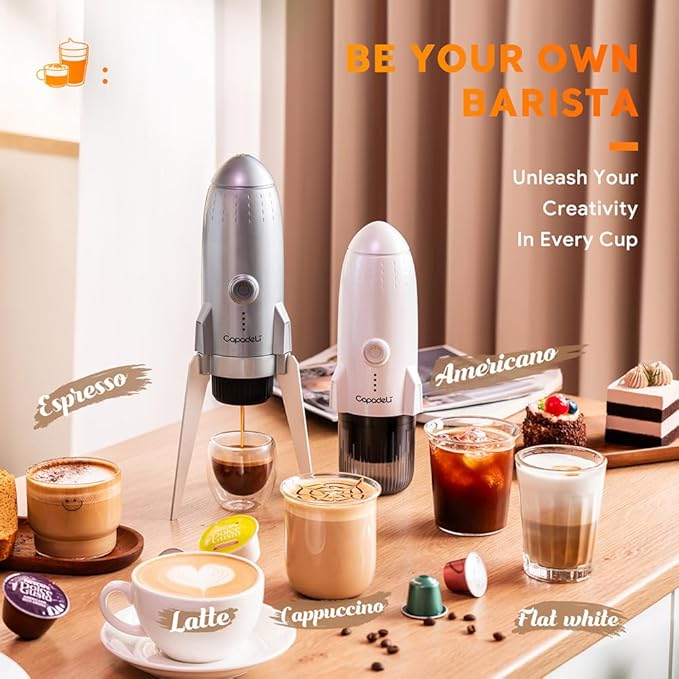 3 in 1 Portable Espresso Machine On the Go, Self-Heating Electric Espresso Maker - Image 9