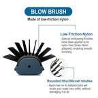 Vess Professional Hair Blow Brush Pro-2000 Ceramic 9 rows Wide Type-English Instruction Manual-Made in Japan