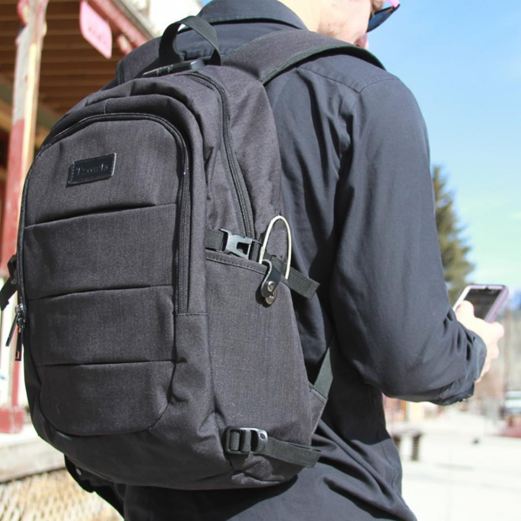 Travel Laptop Backpack Water Resistant Anti (Standard 15.6 inch / A-black)