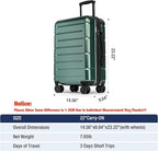 KYME Hardside Carry On Luggage 22x14x9 Airline Approved - Image 7