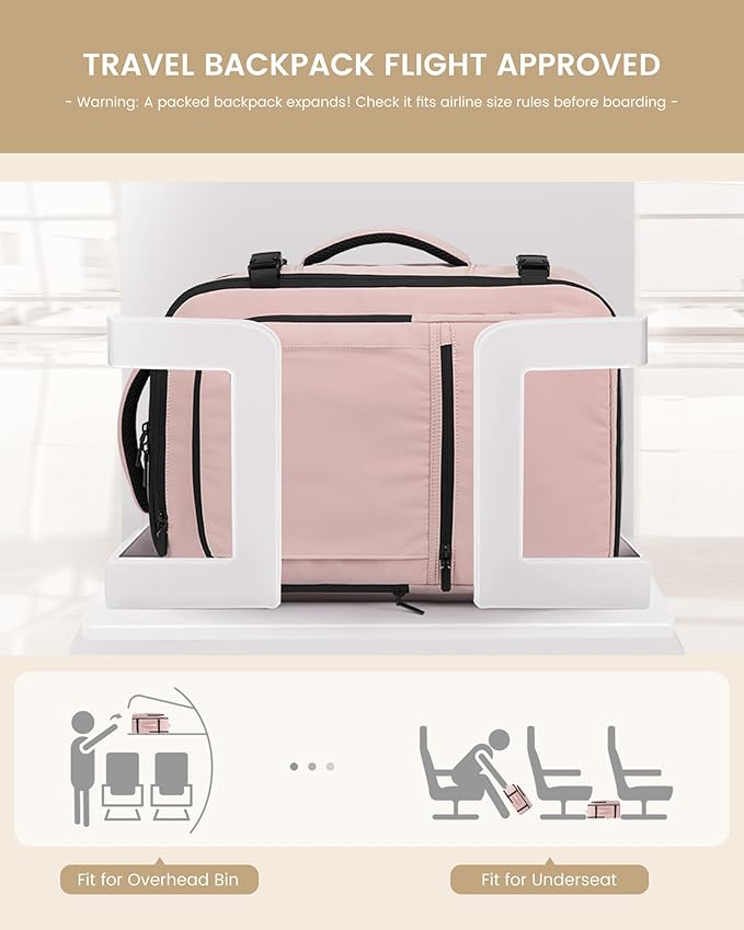 LOVEVOOK Travel Backpack for Women & Men, 60L Large Carry On Backpack Airline - Image 5