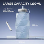 Collapsible Silicone Enema Bag Bottle Kit - Image 5