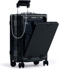 Nobl Travel Carry On Luggage, Noble Zipperless Aluminum Frame, 22.5x15x9.5 by NOBL