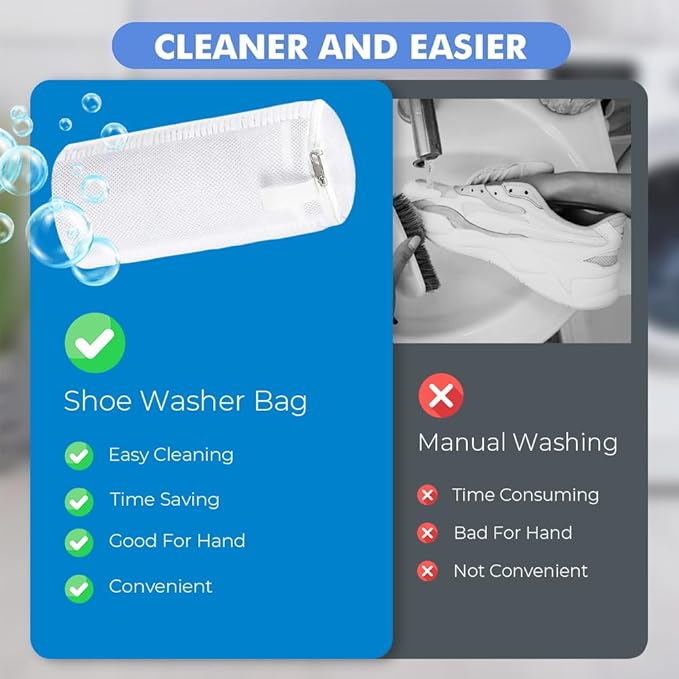 EPSCY Shoe Washing Machine Bag 2 Pack - Image 7