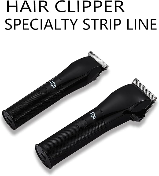 AIJALY Hair Clippers for Men, Cordless Clippers for Hair Cutting, Mens Hair Clippers and Trimmer Kit，Black