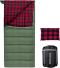 0 Degree Sleeping Bag Cotton Flannel Winter Cold Weather by Keencamp