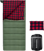 0 Degree Sleeping Bag Cotton Flannel Winter Cold Weather by Keencamp