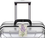2 Pcs Purple Lavender Luggage Tags - Image 6