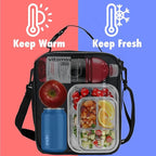 opux Insulated Lunch Box for Men Women Adult, Compact Lunch Bag for Kids Boy - Image 8