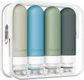 Quatish Travel Bottles for Toiletries, Original Patented Leak Proof Travel Size by Quatish