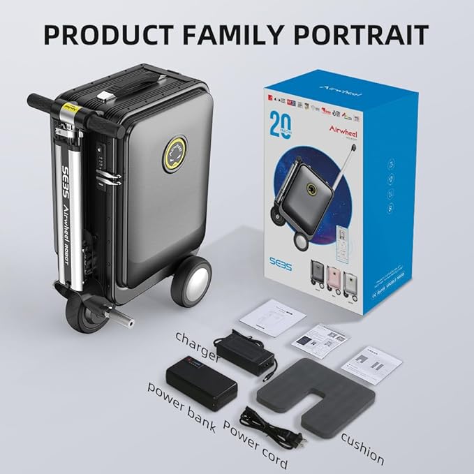 Airwheel SE3S Smart Rideable Suitcase Electric Luggage Scooter - Image 6