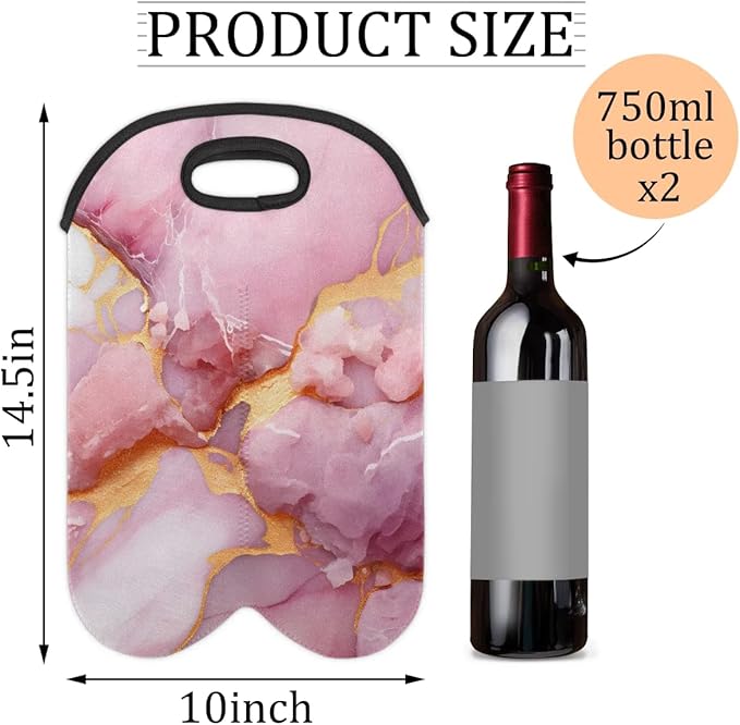 Wine Carrier Tote Personalized Bag - Image 2
