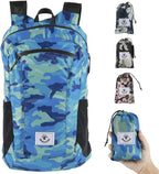 4Monster Hiking Daypack, Water Resistant Lightweight Packable Backpack by 4Monster