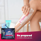 Shaving Kit with Razor, Shaving Cream, Washcloth & Aftershave Wipe – Men’s - Image 5