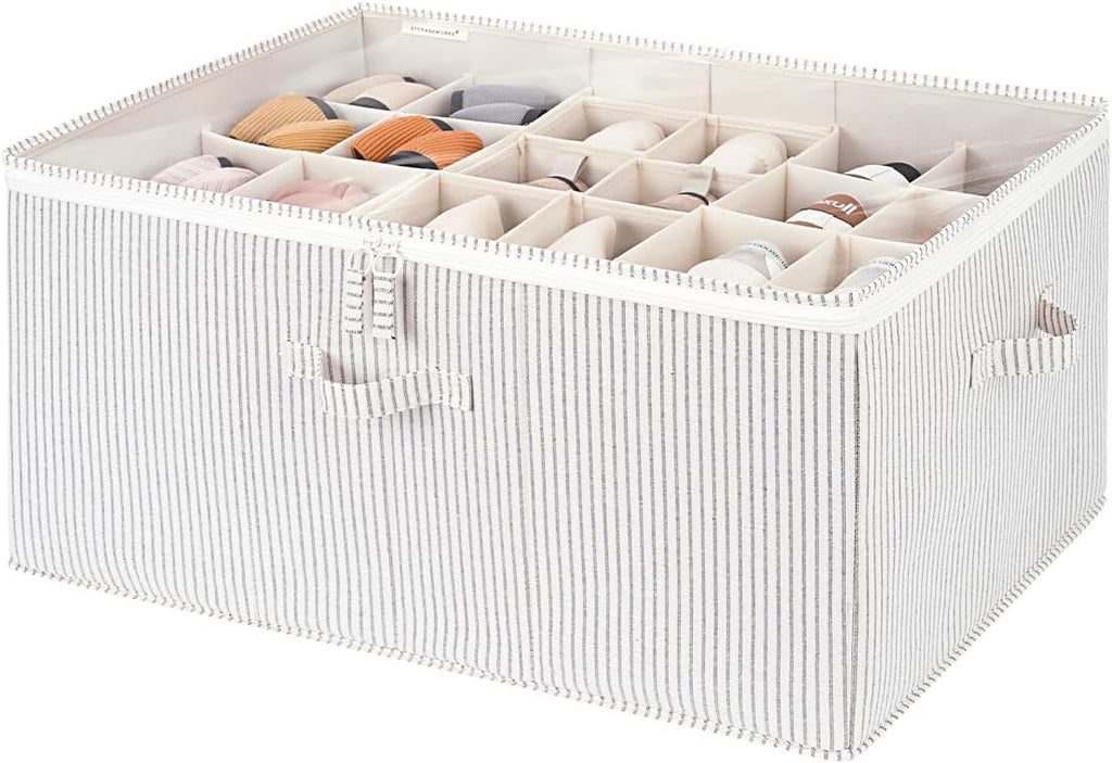 StorageWorks Shoe Organizer for Closet, Fits up to 24 Pairs, Shoe Cubby Storage - Image 8