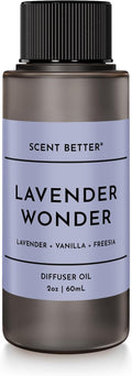 Scent Better Lavender Wonder Aroma Essential Oil Blend: an Aromatherapy Blend of Lavender, Soft Vanilla, and Freesia for Ultrasonic Diffusers & Nebulizers (2 Fl Oz, 60 mL)