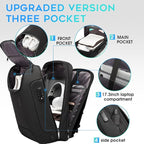 BANGE Men's Anti-Theft Backpack, Waterproof Fashion Travel Backpacks, High Tech - Image 3