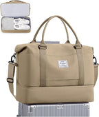 Travel Duffel Bag, Sports Tote Gym Bag, Shoulder Weekender Overnight Bag by WONHOX