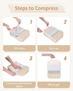 Narwey 6 Set Compression Packing Cubes - Image 5