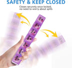 2-Pack Large Weekly Pill Organizer, Vitamin Pill Box Organizer 7 Day - Image 6