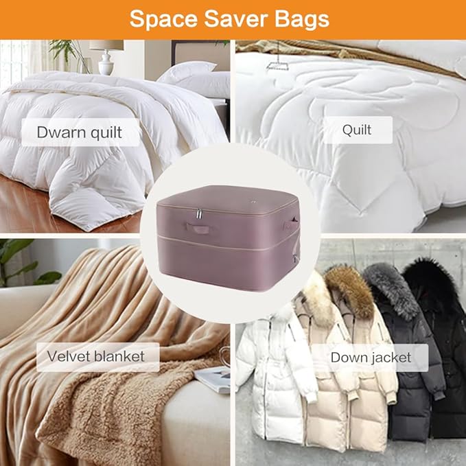 Ultra Space Saving Self Compression Storage Bags - Image 8