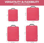 BAGAIL 4 Set/6 Set/8 Set Compression Packing Cubes Travel Accessories - Image 2