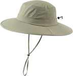 Home Prefer UPF 50+ Sun Hats for Men Women Foldable Wide Brim Fishing Hat Quick by HomePreferHatsCaps