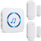 SanJie Wireless Door Chime Sensor, When Door Opens, Entry Alarm by SANJIEGuardSecurity