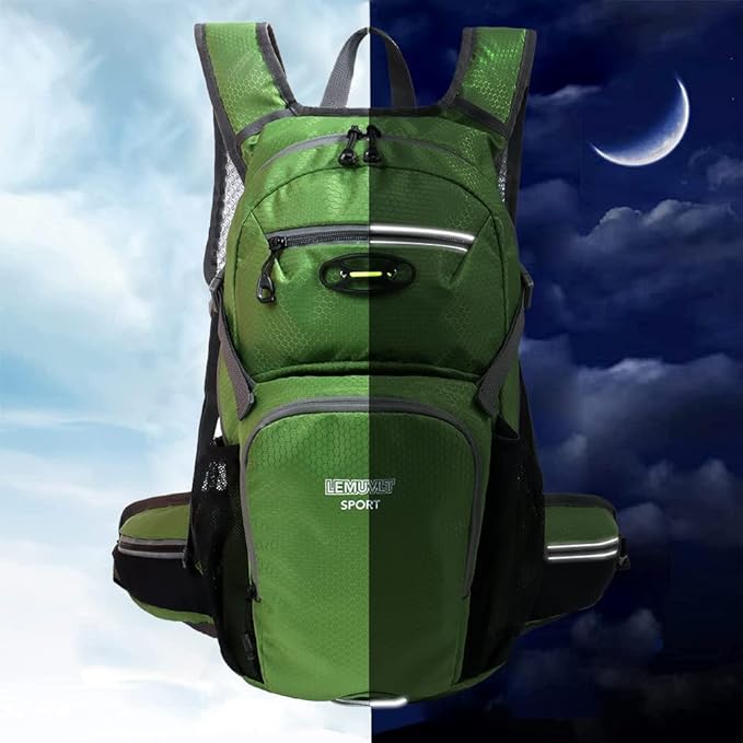 Hiking Daypack Waterproof Biking Backpack 15L Lightweight Durable Backpack - Image 7