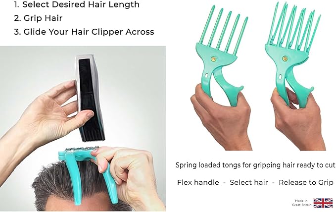 – The Easy Way to Cut Your Own Hair at Home | DIY Haircut Tool for Men | Use with Your Hair Clippers for Clean, Even Trims Every Time