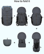 Blue Quartz Hiking Backpack 30L Lightweight Packable Backpack - Image 9
